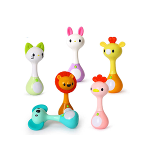 دندانگیر و جغجغه تعادلی وموزیکال حیوانات هولی تویزHola Toys مدل 3134_اسباب بازی